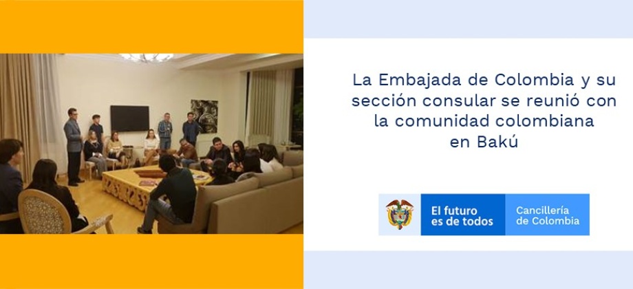La Embajada de Colombia y su sección consular se reunió con la comunidad colombiana