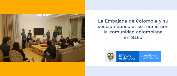 La Embajada de Colombia y su sección consular se reunió con la comunidad colombiana